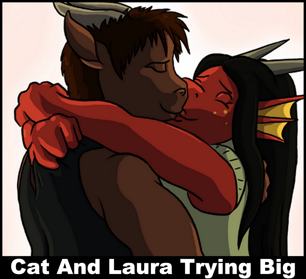 Cat And Laura Trying Big