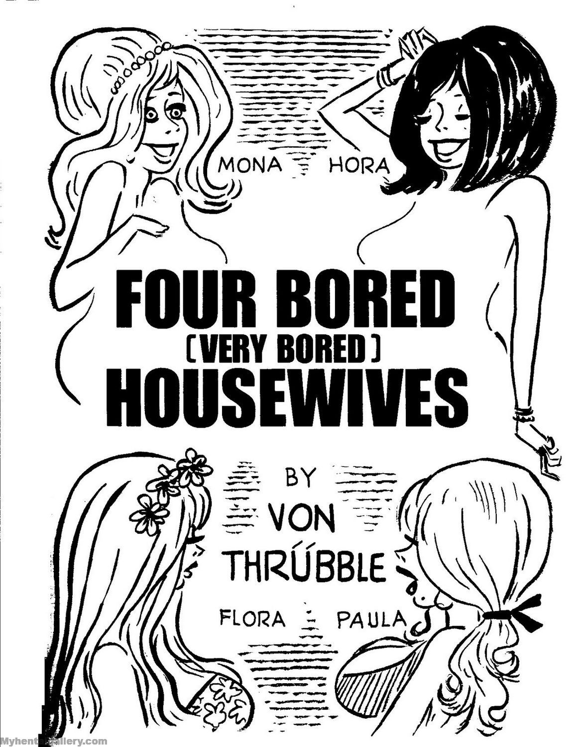 Four Very Bored Housewives 4 - Paula Milking Time